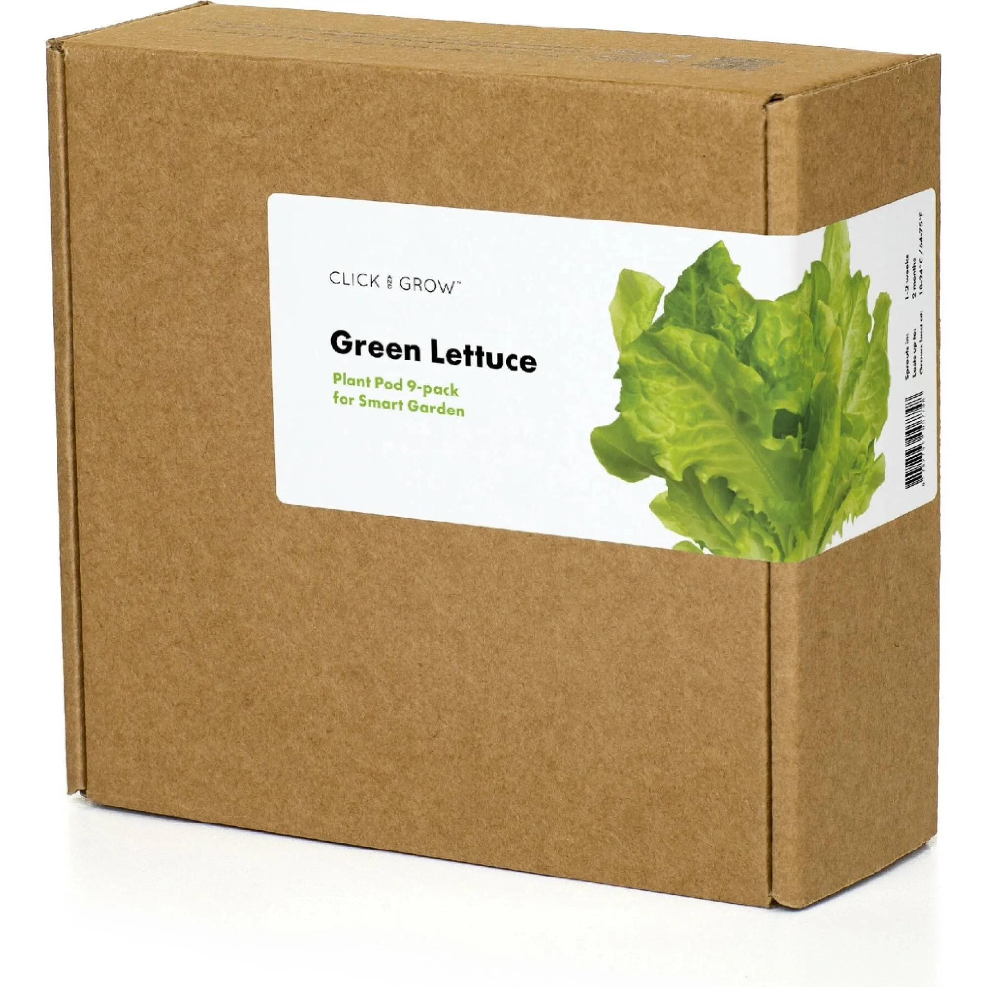 Click and Grow Smart Garden Refill 9-pack - Refill för vitaminrik grönsallad - Enkel hemodling - Grön