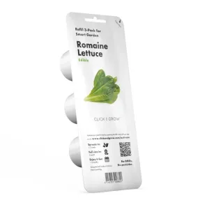 Click & Grow romainesalat-genopfyldning i 3-pak-emballage til indendørs dyrkning i Smart Garden