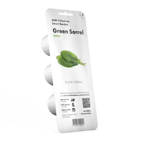 Click & Grow rohelise hapuoblika Refill Plant Pods 3-paki pakend nutikatele siseaianduse kapslitele