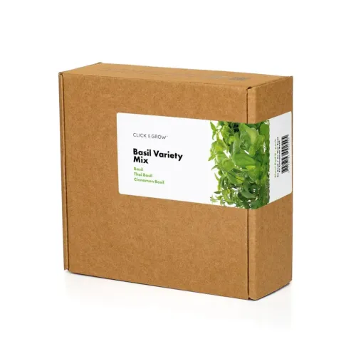 Click & Grow Basil Variety Mix täitekarp basiilikulehtedega maitsetaimede kasvatamiseks siseruumides